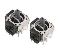 SWEEPID Black ABS + Metal 2pcs Part 3D Controller Joystick for Playstation 4 PS4 Perfect Replacement for damaged or non-working 3D Joystick, black