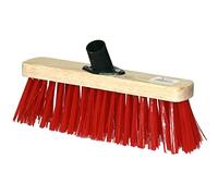 Sweeping Broom Heads Replacement Brooms (12" Red PVC)