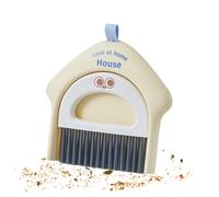 Sweeping Cleaning Set, Lightweight & Ergonomic, 7.28x6.69 Inches, Kitchen Dustpan and Broom, House Dustpan Set, Compact & Easy Storage, for Home Keyboard Indoor Outdoor