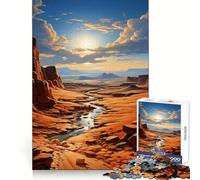 Sweeping Dunes of Dubai Teenager Jigsaw Puzzles 1000 Pieces Memory Boost Home Activity Pattern Assembly Perfect Present (38x26cm)