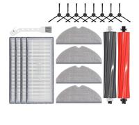 sweeping machine replacement parts Compatible For Roborock S8/S8+/S8 ProUtra Filter Element, Roller Brush, And Side Brush (17/18 Piece Set)(18-pieceset*1)