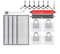 sweeping machine replacement parts Compatible For Roborock S8/S8+/S8 ProUtra Filter Element, Roller Brush, And Side Brush (17/18 Piece Set)(17-pieceset*1)