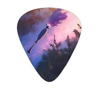 Sweeping on the fly Stylish and durable guitar picks, three types of thin, medium and heavy guitar picks (12 pieces), suitable for guitar, bass, electric guitar, ukulele,