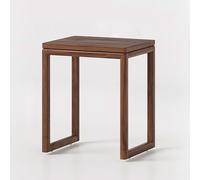 Sweeping Robot Storage Cabinet - Wooden Organizer Stand with Silent Pulleys, Wide Table Design, No Assembly Required