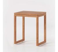Sweeping Robot Storage Cabinet - Wooden Organizer Stand with Silent Pulleys, Wide Table Design, No Assembly Required