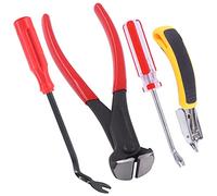 Sweet 4Pcs Tack Puller Staple Remover Tool Set for Upholstery, Construction, and Carpet - Perfect for Removing All Kinds of Staples for Furniture and Floor