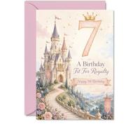 Sweet 7th Birthday Card, Whisk Them off to a Magical Day