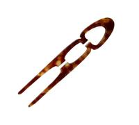 Sweet Acetate Hair Bun U-Shaped Fshion Design Bun Hairpin Meatball Head Hairclip For Woman Girl(5)