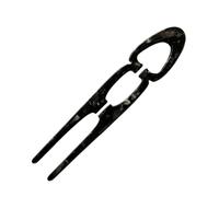 Sweet Acetate Hair Bun U-Shaped Fshion Design Bun Hairpin Meatball Head Hairclip For Woman Girl(9)