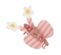 Sweet Acrylic Hair Claw With Lovely Bowknot Designs Strong Secure Hold Hair Clamp Jaw Clip For Women And Teens Hairstyle