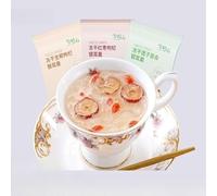 Sweet and delicious Chinese-style instant porridge, 8g/packet, blending the flavors of lotus seeds and coconut. Refreshing, filling, low in calories, and healthy. (6packs)