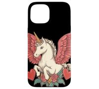 Sweet and Funny Valentine’s Unicorn for Love Seekers Case for iPhone 15