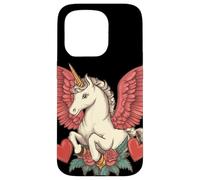 Sweet and Funny Valentine’s Unicorn for Love Seekers Case for iPhone 15 Pro