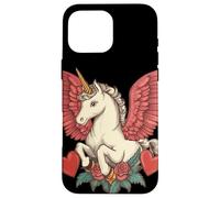 Sweet and Funny Valentine’s Unicorn for Love Seekers Case for iPhone 16 Pro Max