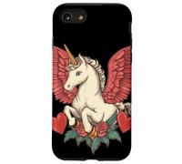 Sweet and Funny Valentine’s Unicorn for Love Seekers Case for iPhone SE (2020) / 7 / 8