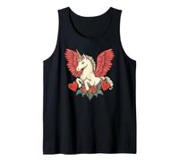 Sweet and Funny Valentine’s Unicorn for Love Seekers Tank Top