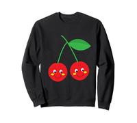 Sweet and Juicy Organic Cherry Berry Blossom Summer Sweatshirt