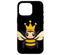 Sweet and Royal with this Crowned Bee Outfit Case for iPhone 16 Pro