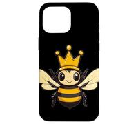 Sweet and Royal with this Crowned Bee Outfit Case for iPhone 16 Pro Max