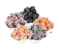 Sweet and Sour Dried Plums, Dried Asian Plums, Traditional Chinese dried fruit snacks,Fruit Soft Prunes, Healthy Dried Plums for Snack Cupboard, Weddings, Party Bag fillers (Laopo Plum,128g)