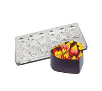 Sweet Artist Magnetic Polycarbonate Chocolate Mould for Transfers - Hearts