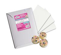 Sweet Artist Printable Chocolate Transfer Sheets 265mm x 125mm - 50 Sheets