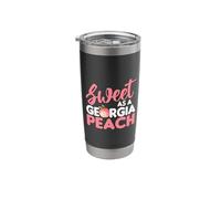 Sweet As A Georgia Peach Stainless Steel Insulated Tumbler