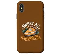 Sweet As Pumpkin Pie Autumn Fall Food Case for iPhone X/XS