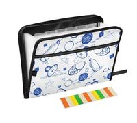 Sweet Babies Doodle File Folders,Plastic Folders with 13 Pockets,Expandable File Folder for Documents School Students Office,Aesthetic Folder with Labels A4 Letter Size