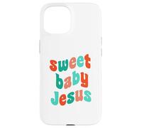 Sweet Baby Jesus Birthday Christian Christmas Believer God Case for iPhone 15