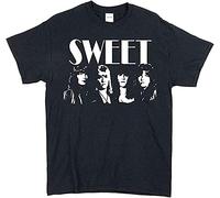 Sweet Band Glam Rock T Shirt Colour29 M Black