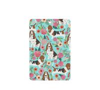Sweet Basset Hound Florals Printing 10 Pieces Air Freshener Car Hanging Cards Air Freshener Sheets With Rope For Cars Home