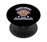 Sweet Beats Christmas Dj Festive Vibes PopSockets Adhesive PopGrip