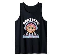Sweet Beats Christmas Dj Festive Vibes Tank Top