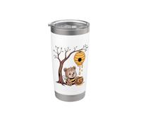Sweet Bee Bear Beehive Honey Tree Forest Stainless Steel Insulated Tumbler