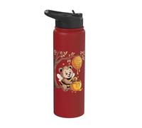 Sweet Bee Bear Beehive Honey Tree Forest Stainless Steel Insulated Water Bottle