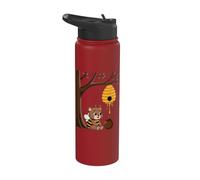 Sweet Bee Bear Beehive Honey Tree Forest Stainless Steel Insulated Water Bottle