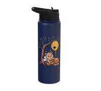 Sweet Bee Bear Beehive Honey Tree Forest Stainless Steel Insulated Water Bottle