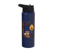 Sweet Bee Bear Beehive Honey Tree Forest Stainless Steel Insulated Water Bottle