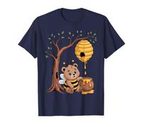 Sweet Bee Bear Beehive Honey Tree Forest T-Shirt
