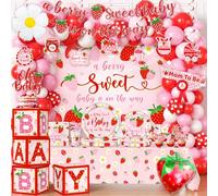Sweet Berry Birthday Decor, Strawberry Birthday Decorations Girl