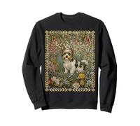 Sweet Biewer Terrier in an old English Garden Sweatshirt