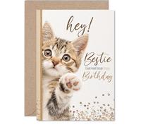 Sweet Birthday Card for Bestie, Hey Bestie, It's Your Special Day