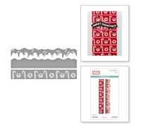 Sweet Borders Etched Dies from The Candy Christmas Collection by Stamperia