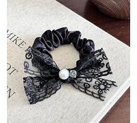 Sweet bow, golden headband, double-layer lace, soft rubber band, fashionable embroidered headband