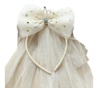 Sweet Bowknot Mesh Headband Fairies Tale Hairband Comfortable Wear For Kids Featuring For Birthdays & Photography Event