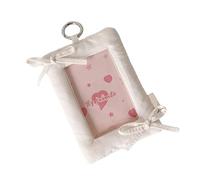 Sweet Bows Photocard Holder Lovely Credit Card Sleeve Pendant Keychain Badge For Student/Identity Banks Cards Id Cards Protector