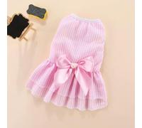 Sweet Bunny Rabbit Skirt Summer Pet Dress for Small Animals Stripe Plaid Puppy Dog Cat mascotas Clothes Clothing