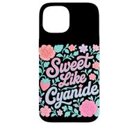 Sweet But Deadly Cute Pastel Floral Graphic Case for iPhone 15