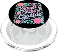 Sweet But Deadly Cute Pastel Floral Graphic PopSockets PopGrip for MagSafe